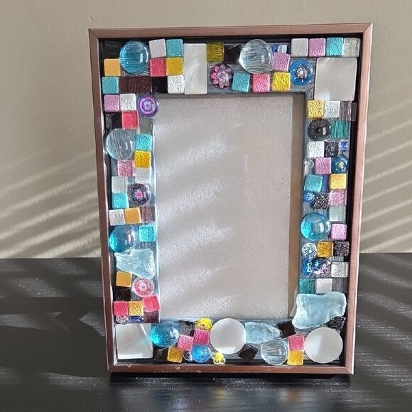 Other - Colorful Mosaic Photo Frame